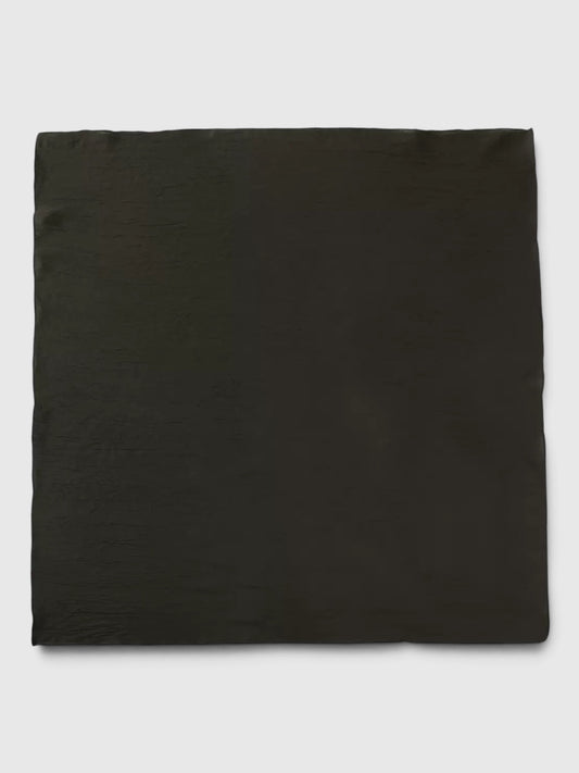 Wrinkle Cotton Square - Dark Olive