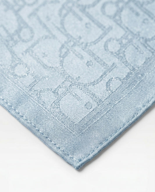 Square HIjab Silk - Babyblue