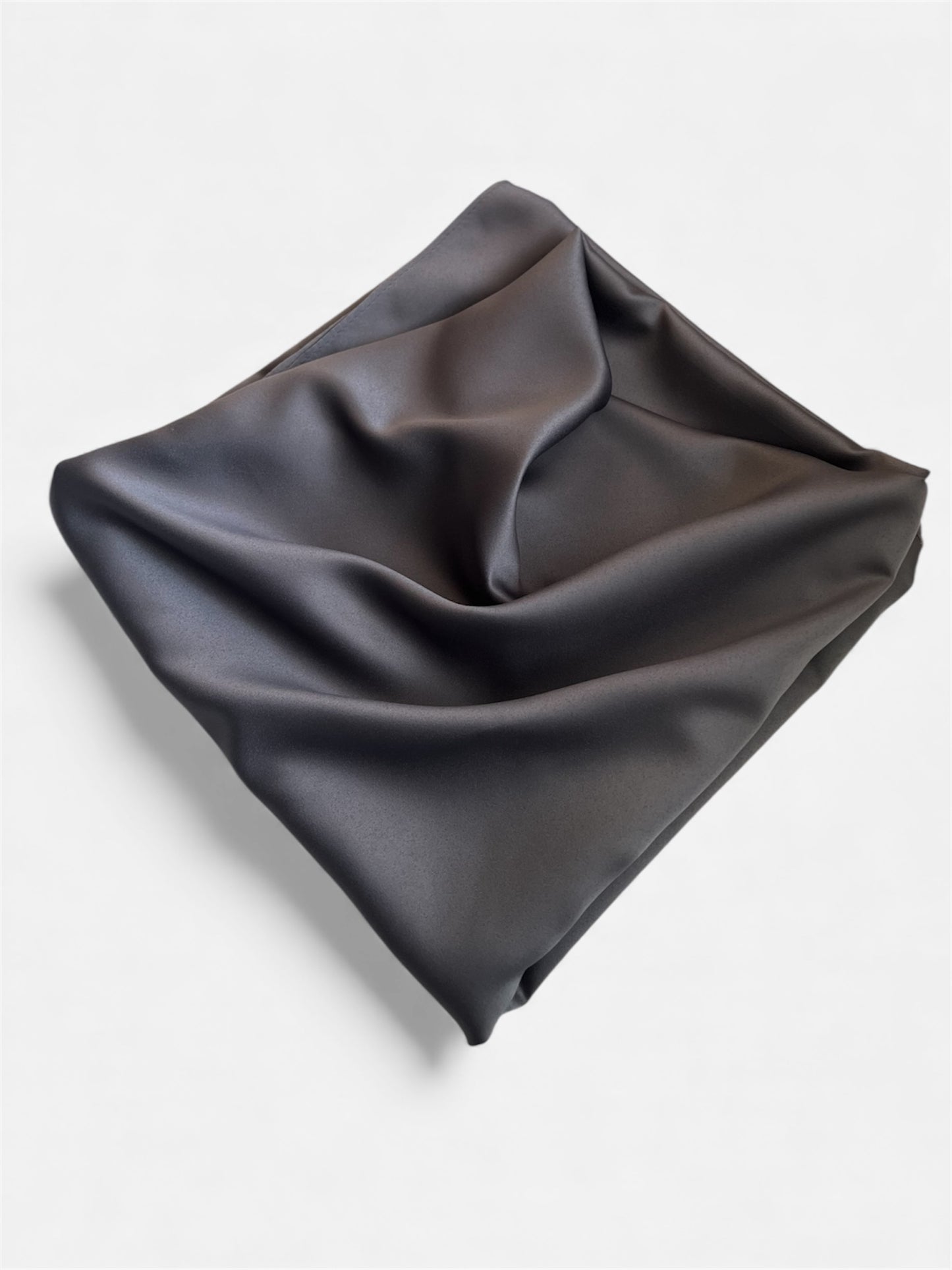 Square Satin Hijab - Grey