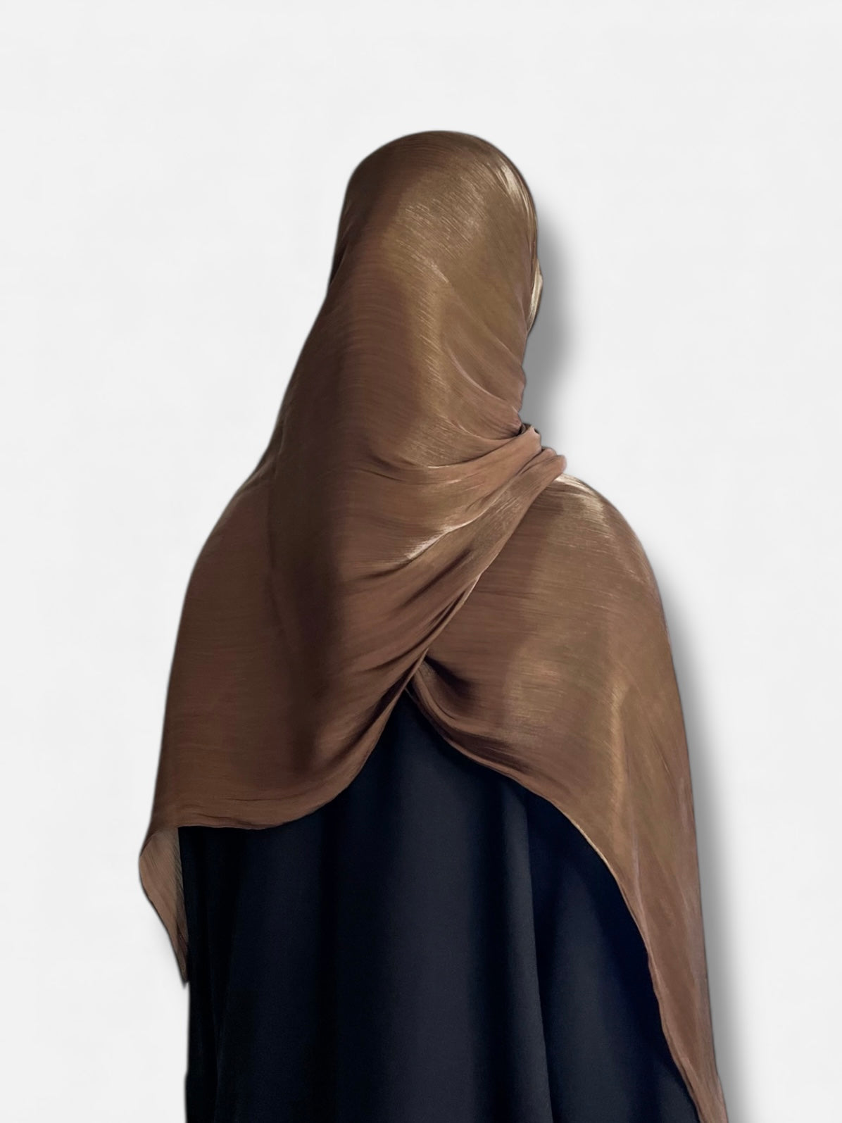 Organza Hijab - Dark Chocolate