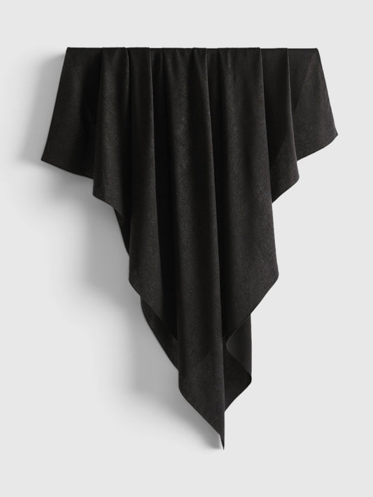 Maxi Square Scarf - Black