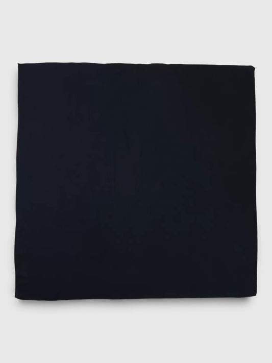 Wrinkle Cotton Square - Dark Navy