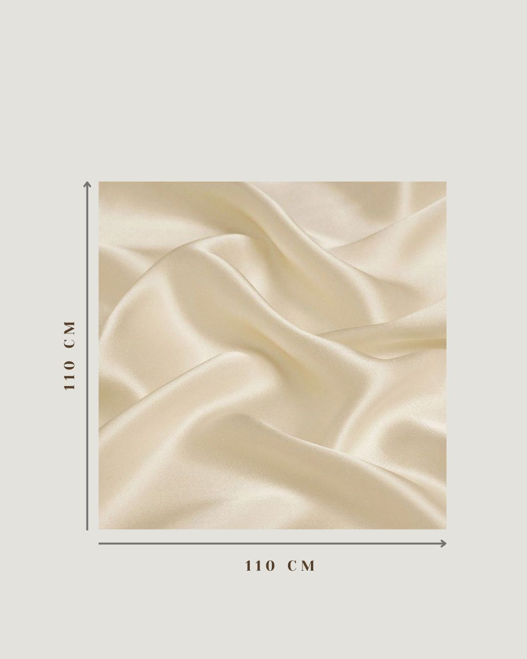 Square Hijab Silk - Forest Black