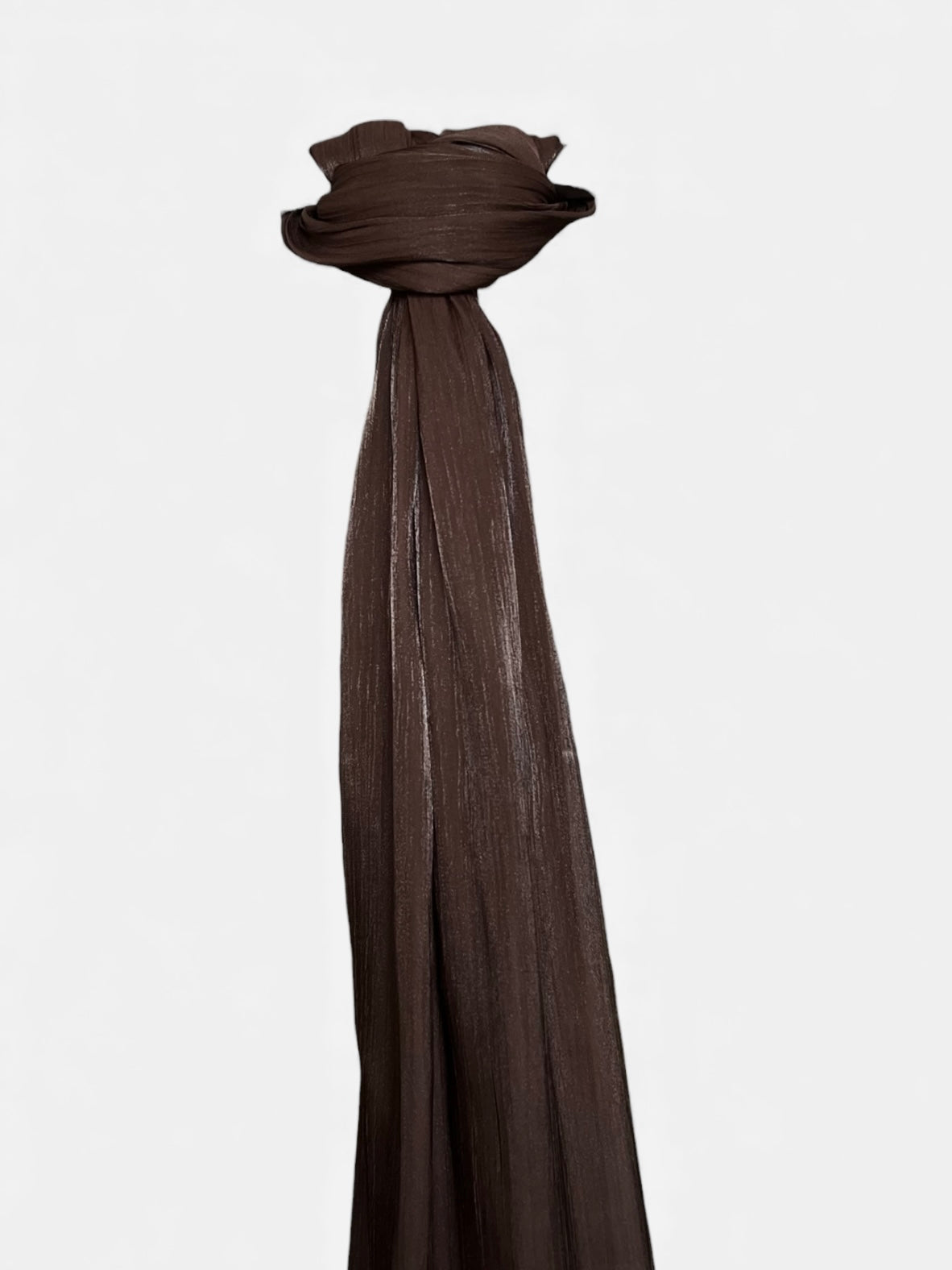 Organza Hijab - Dark Chocolate