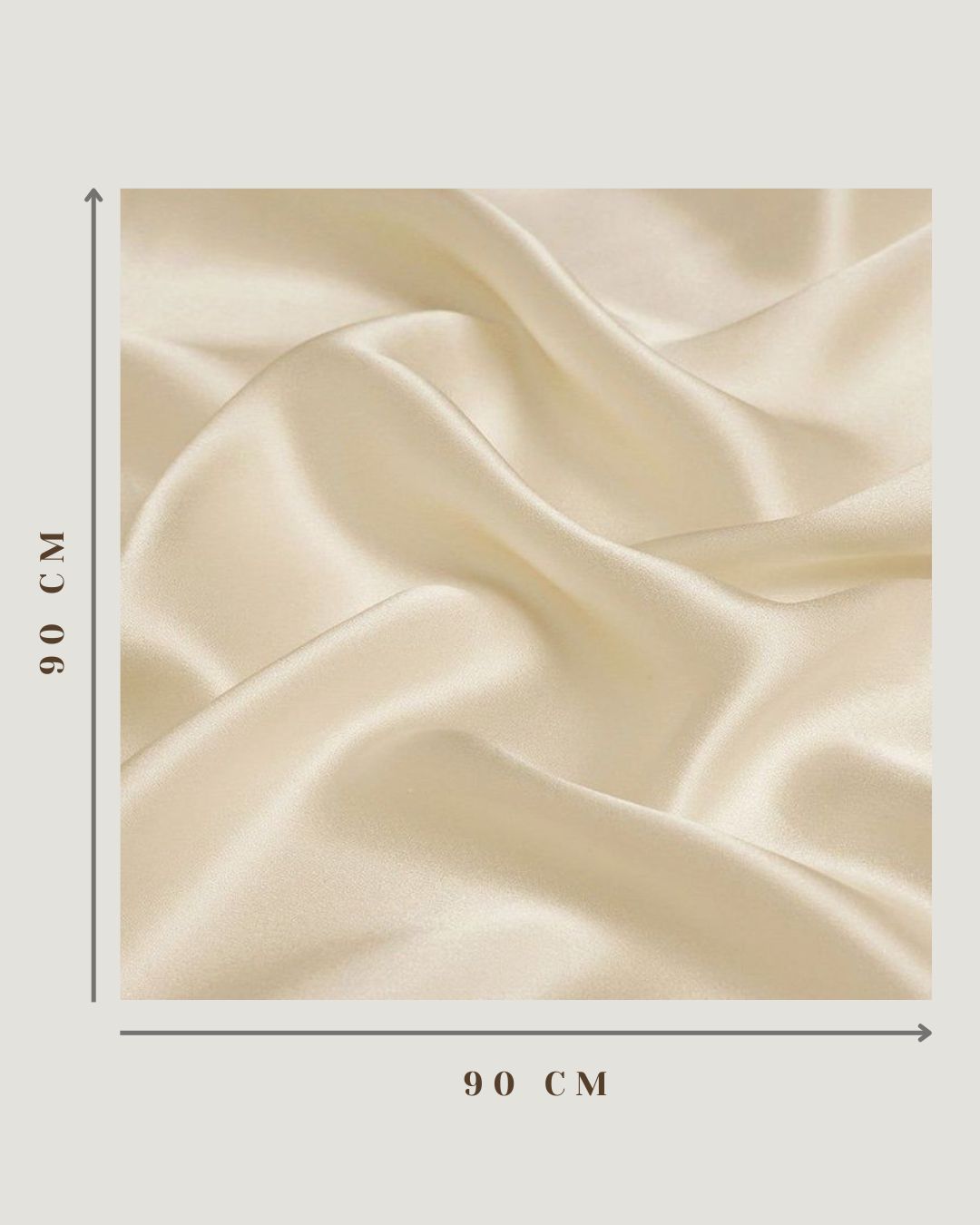 Square Hijab Silk - Paisley Black