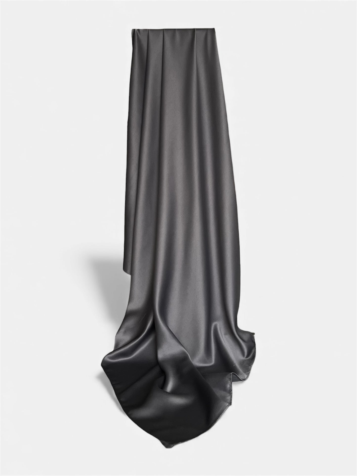 Square Satin Hijab - Grey