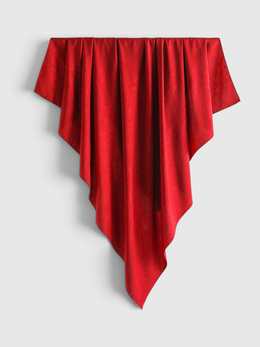 Maxi Square Scarf - Red Wine