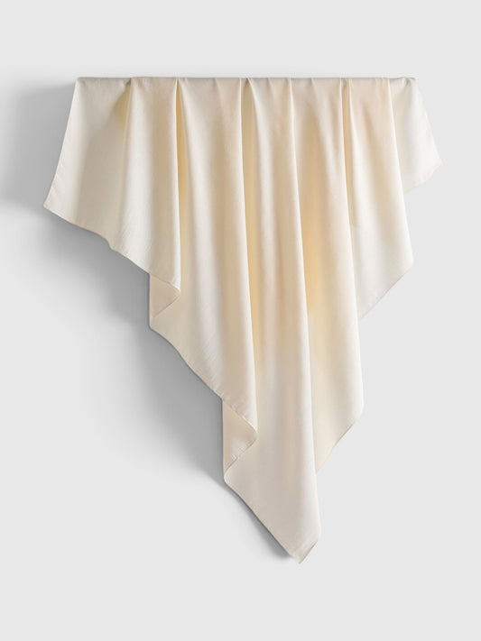 Maxi Square Scarf - Cream
