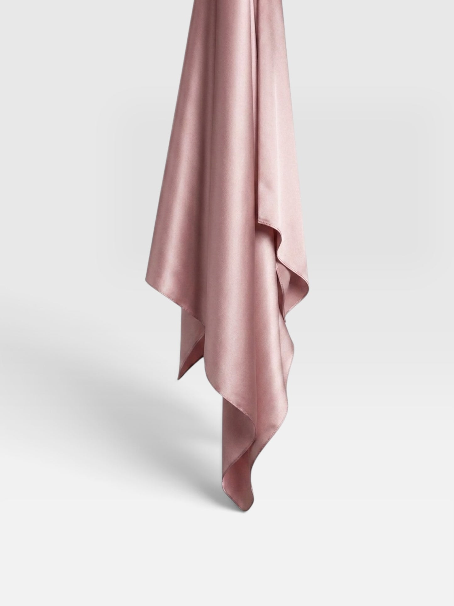 Square Satin Hijab  - Pink