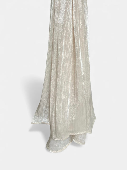 Organza Hijab - Light Beige