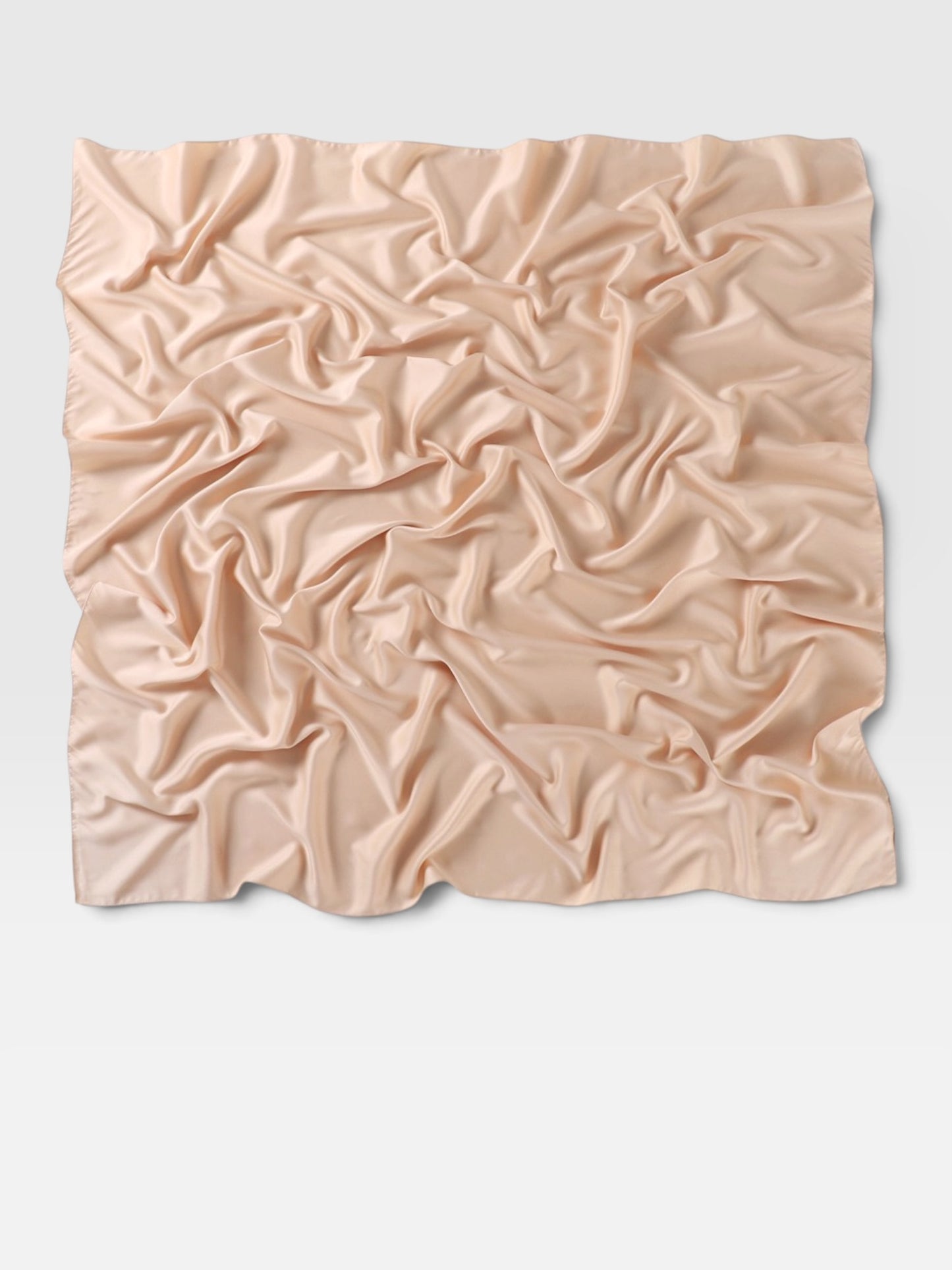 Square Satin Hijab - Beige