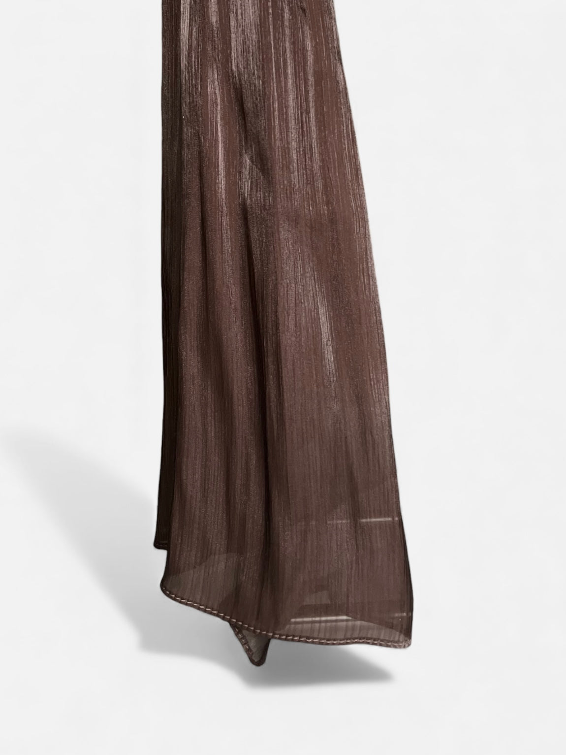 Organza Hijab - Dark Chocolate