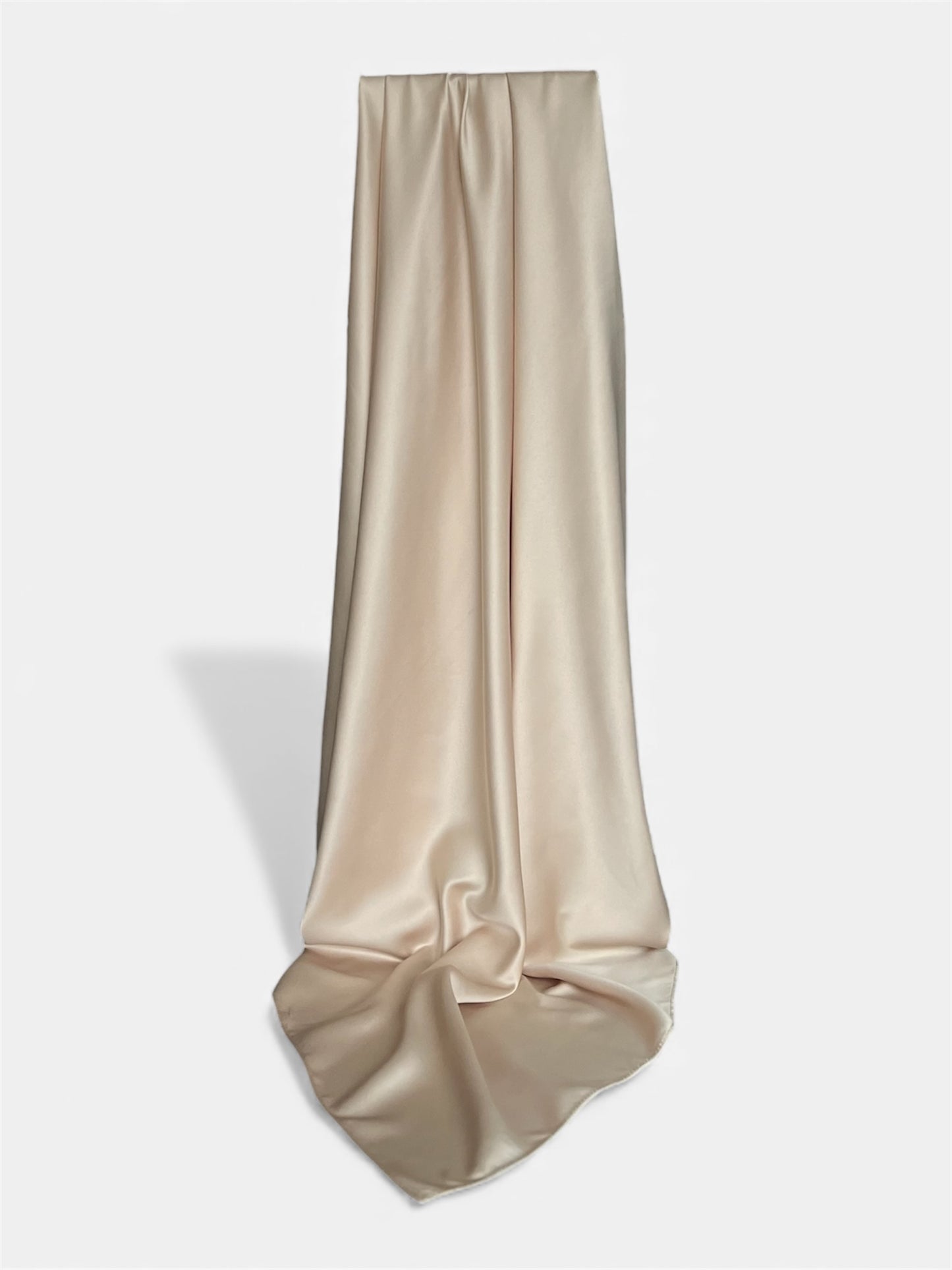 Square Satin Hijab - Beige