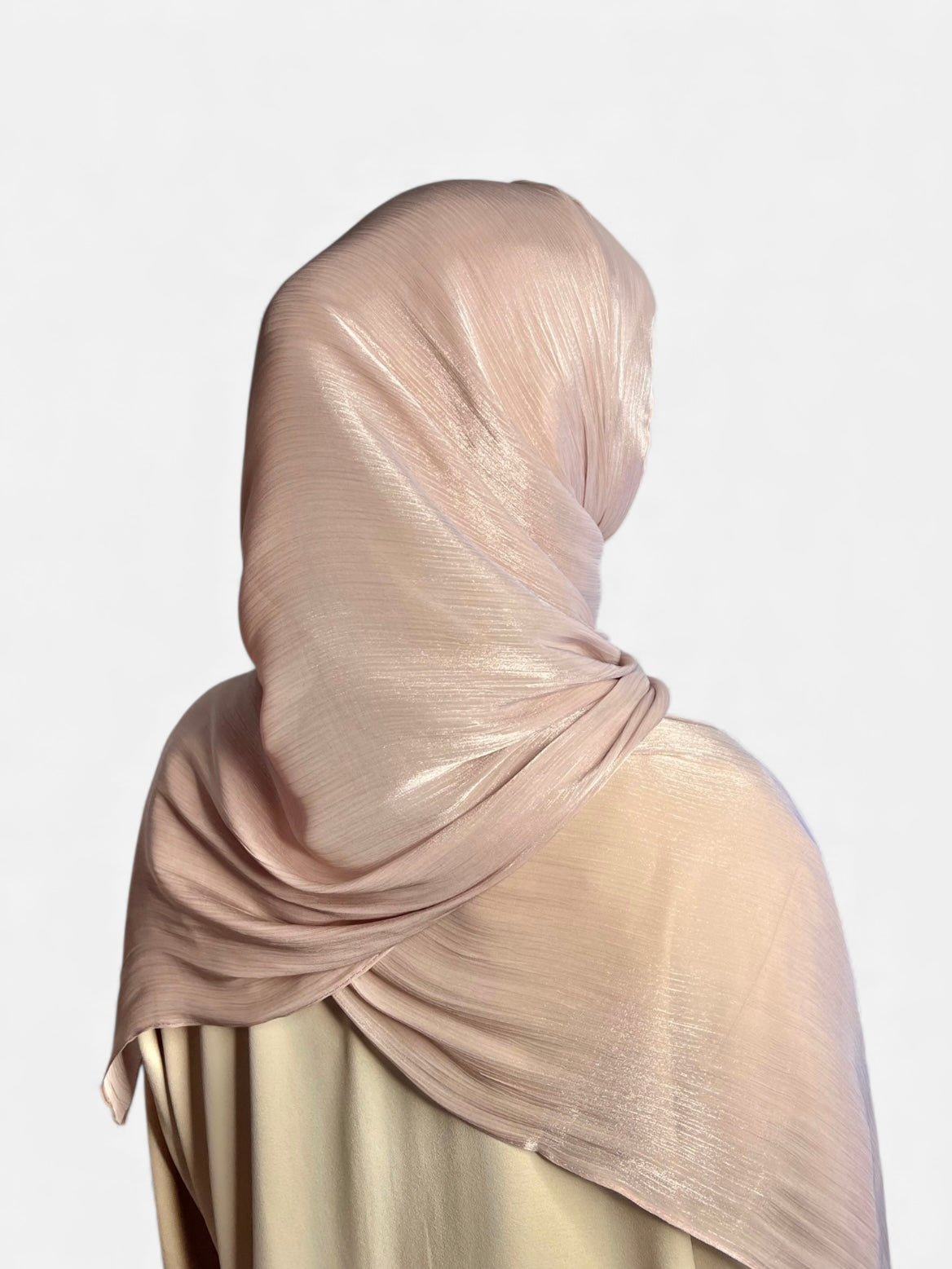 Organza Hijab - Pale Pink