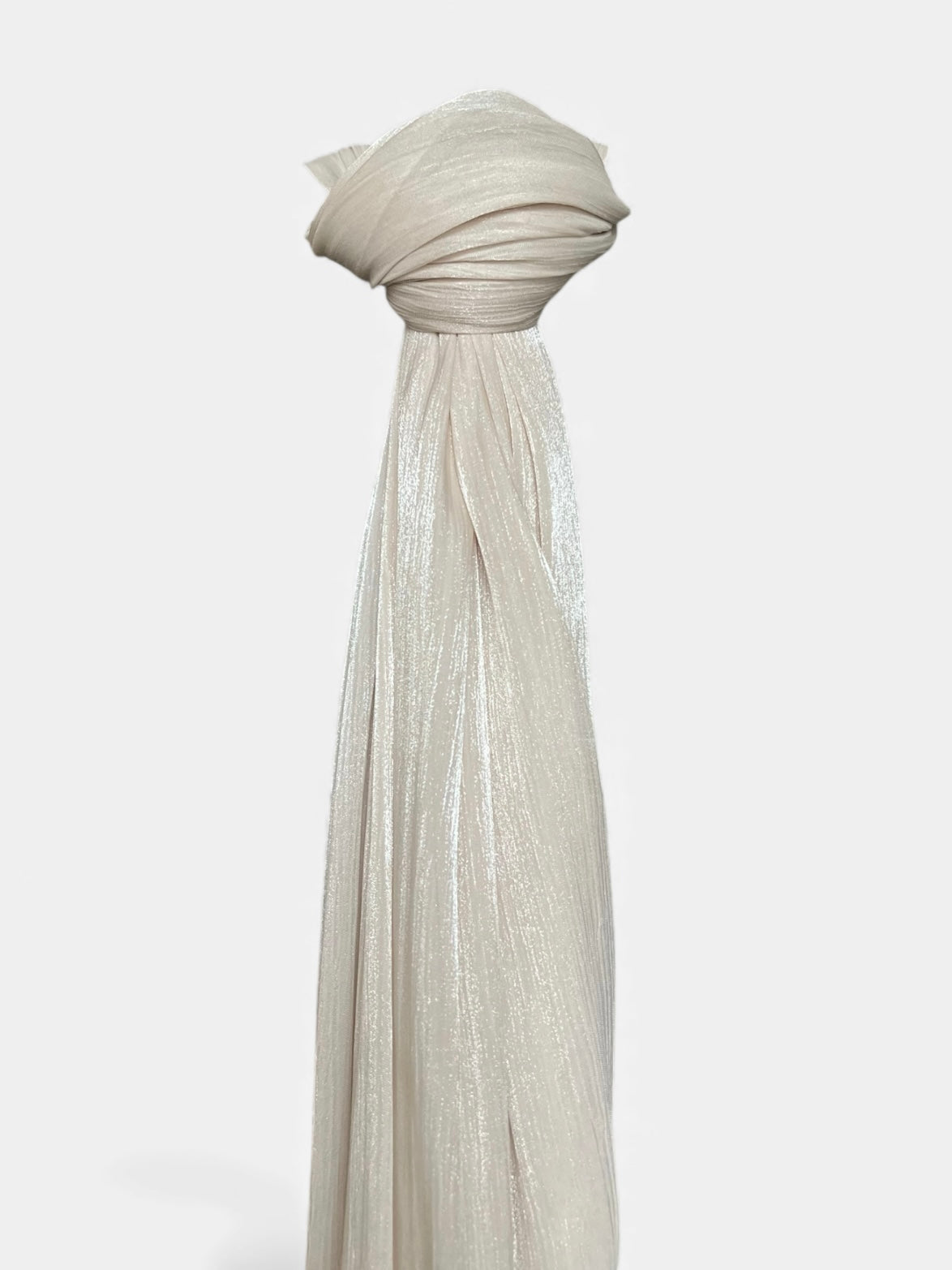 Organza Hijab - Light Beige