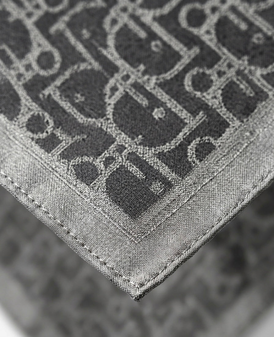 Square HIjab Silk - D Black  