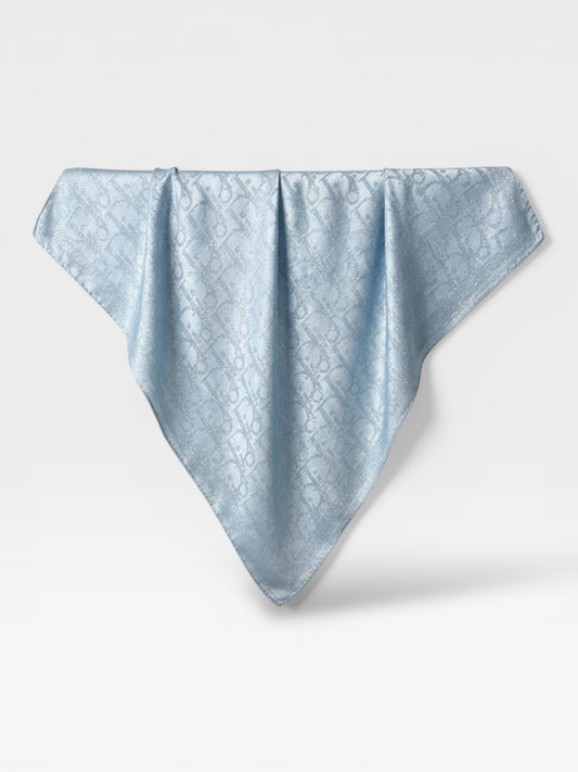 Square HIjab Silk - Babyblue 