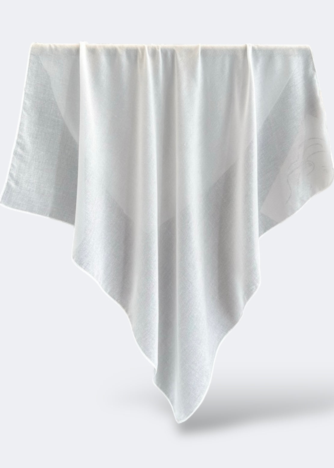 Square cotton & linen