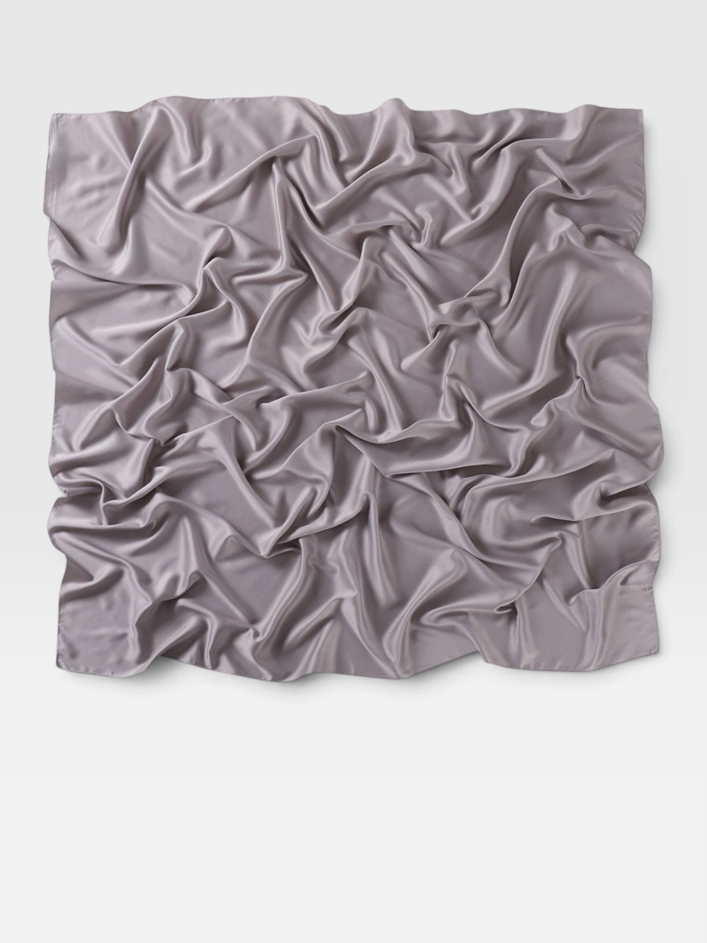 Square Satin Hijab - Light grey