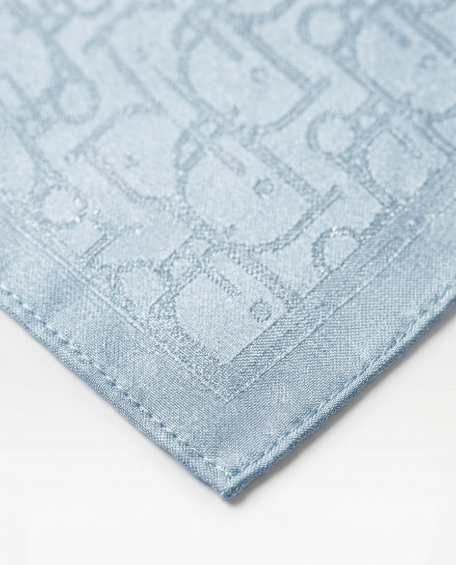 Square HIjab Silk - Babyblue 