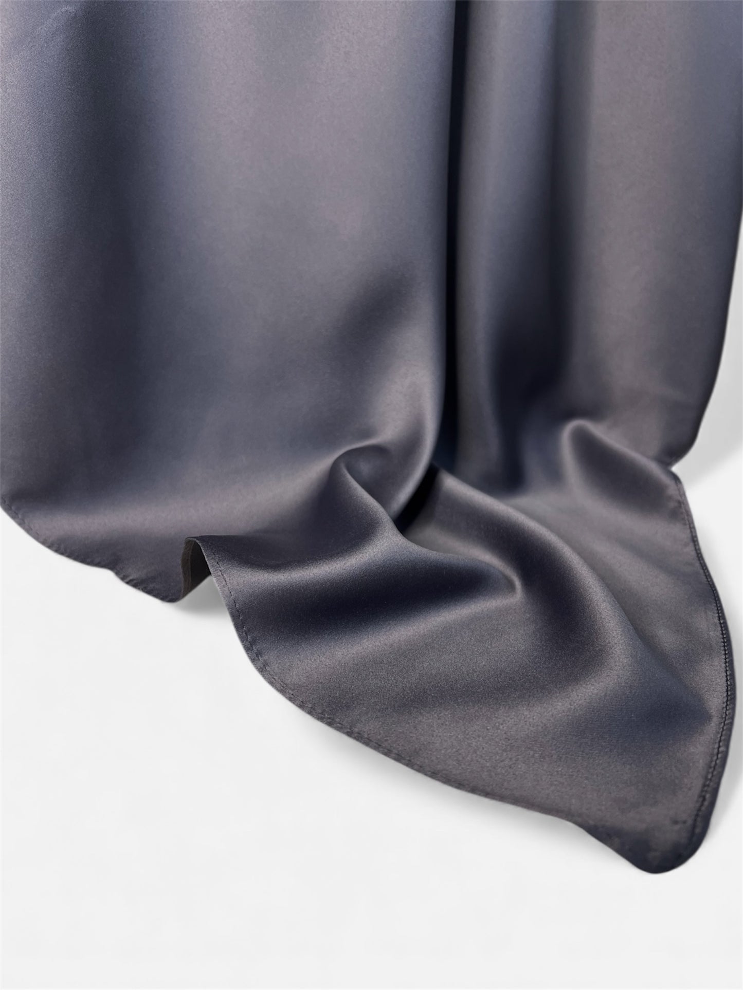 Square Satin Hijab - Grey