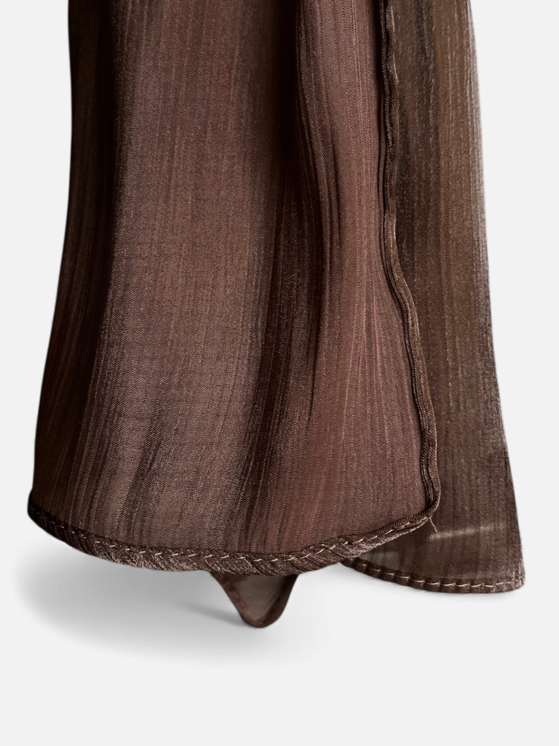 Organza Hijab - Dark Chocolate