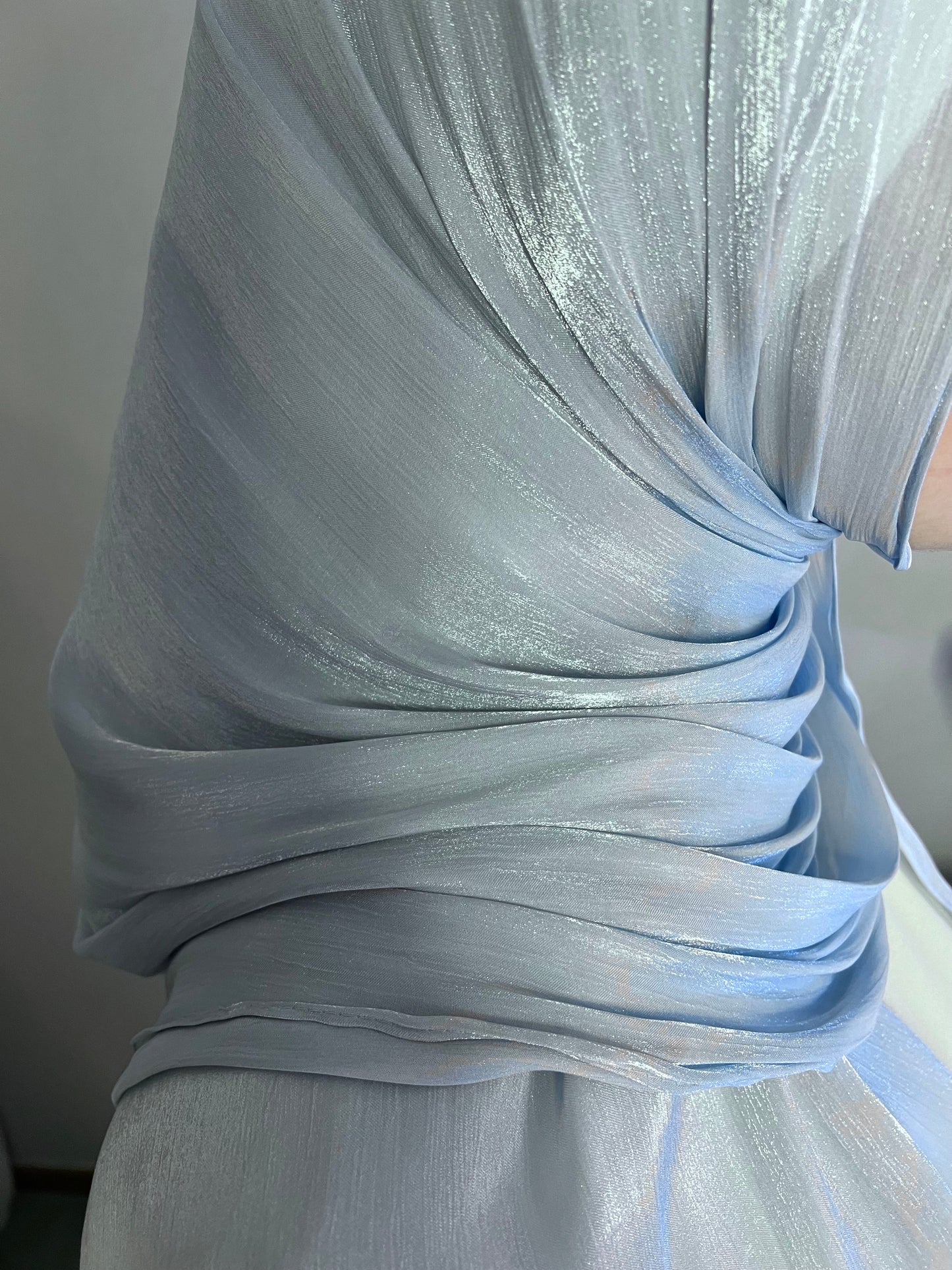 Organza Hijab - Baby Blue