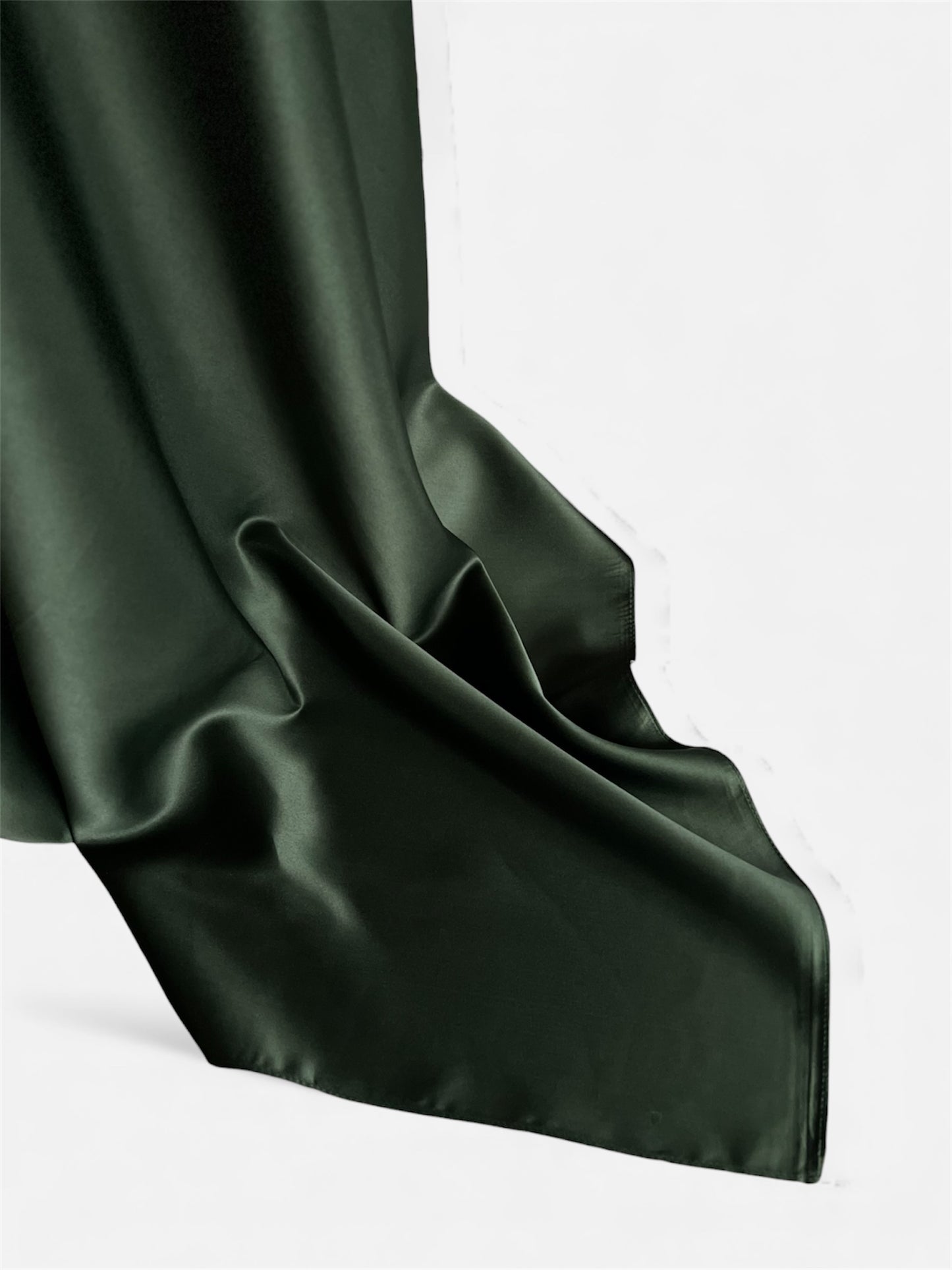 Square Hijab Silk - Dark green